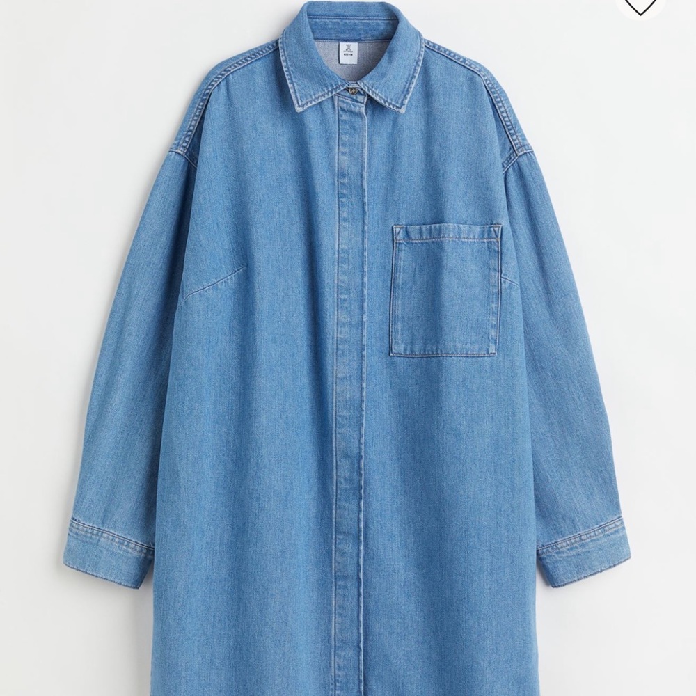 Denim button down shirt